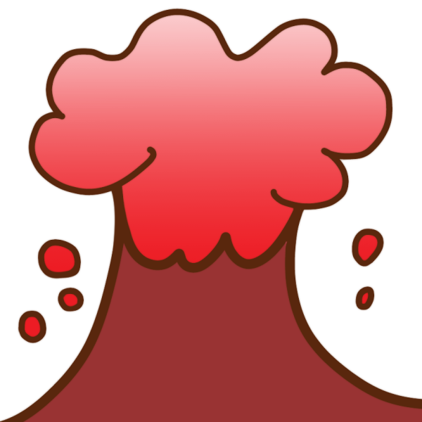 最高の火山 噴火 イラスト スーパーイラストコレクション