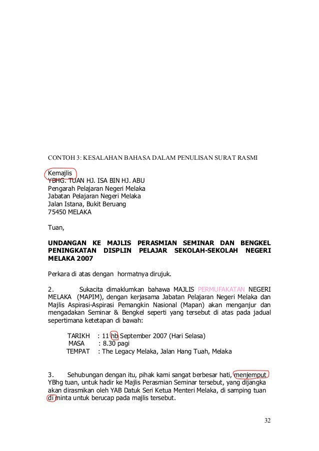 Dengan contoh surat lamaran kerja yang tepat akan memudah kamu dalam membuatnnya. Surat Rasmi Pembetulan Nama Rasmi Sub