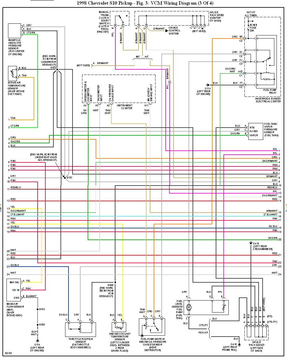 Wiring Diagram: 31 1998 Chevy S10 Wiring Diagram