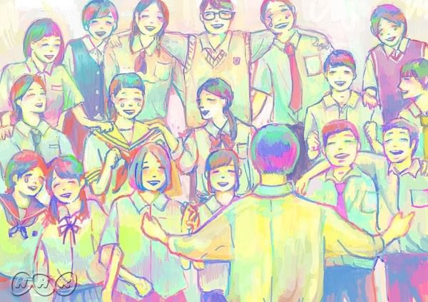 無料イラスト画像 50 素晴らしいかわいい 合唱 部 イラスト