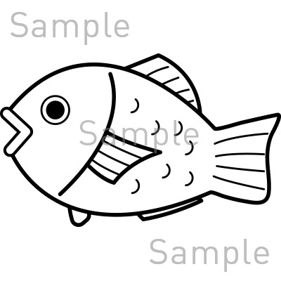 驚くばかり鯛 イラスト 無料 美しい花の画像