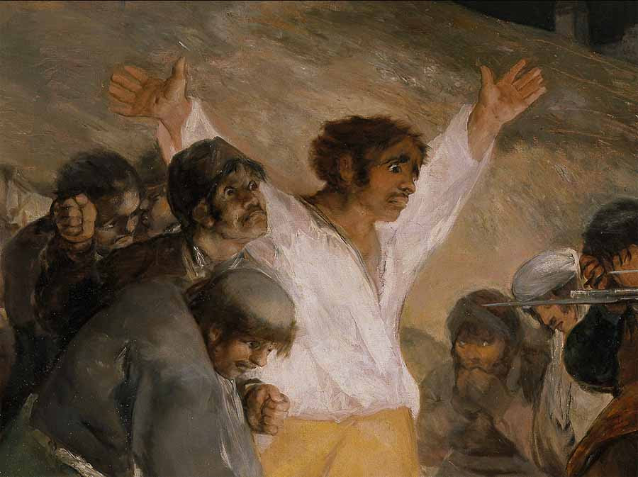Contexto:histórico de la crisis del antiguo régimen monarquía carlos iv mostró debilidad y sumisión a napoleón/doble. Fusilamientos Del 3 De Mayo Goya