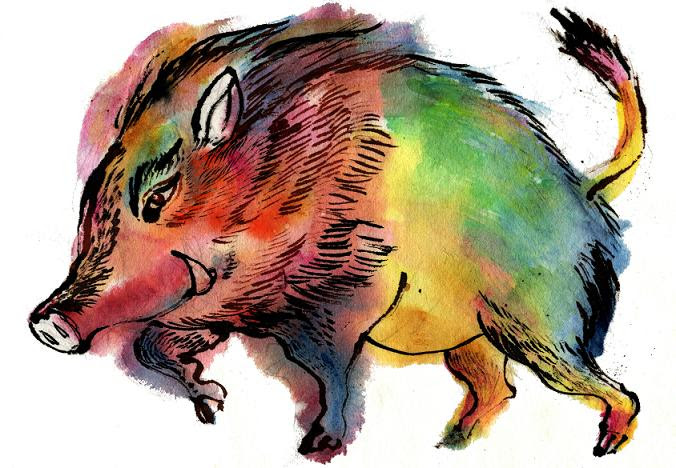 美しい花の画像 トップ100かっこいい 簡単 いのしし イラスト
