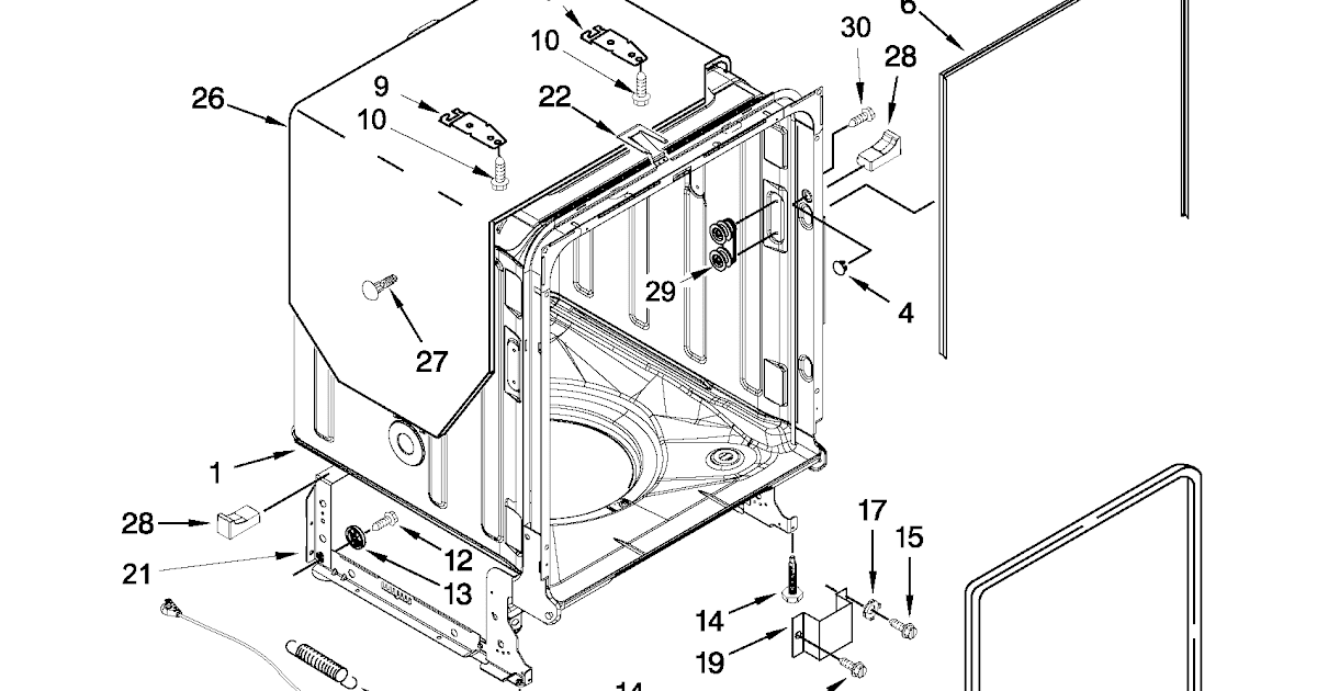 29 Kenmore Elite Dishwasher Parts Diagram - Wiring Diagram List