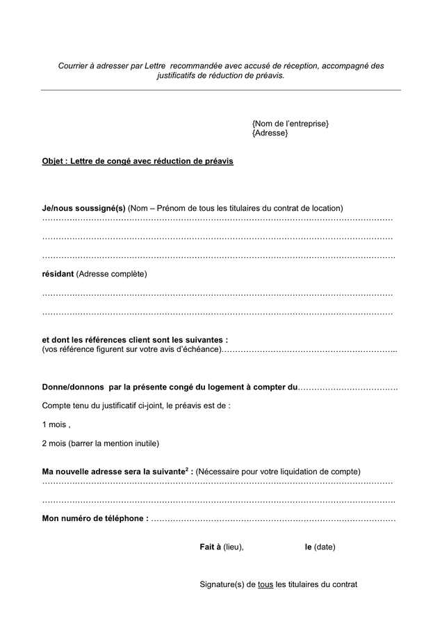 lettre de démission cdi batiment