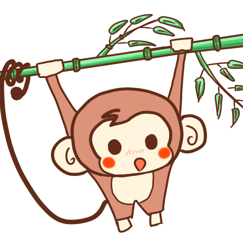トップ100 猿 イラスト かわいい 最高の動物画像