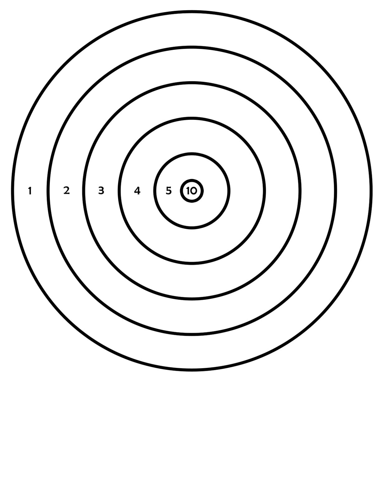 printable sniper targets calendar june