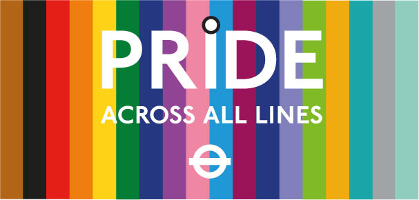 Pride across all lines graphic