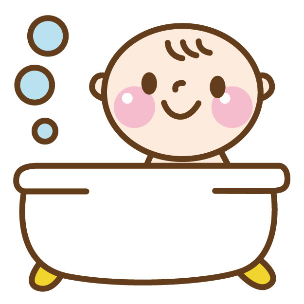 無料イラスト画像 最高かわいい お 風呂 イラスト 簡単
