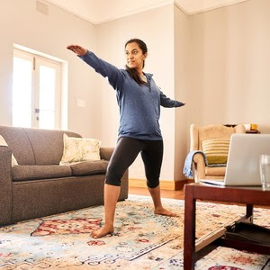 Yoga at home 