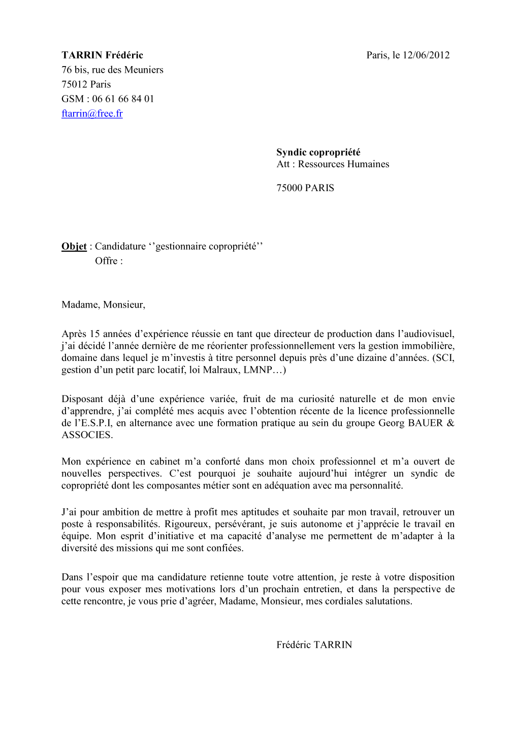 Lettre De Motivation Apprentissage | Employment Application