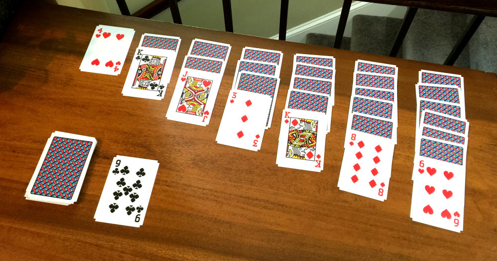 How To S Wiki How To Play Solitaire With Real Cards