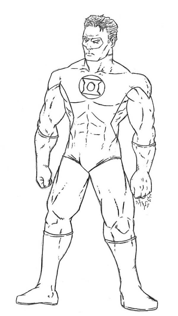 Coloring Pages Of Green Lantern Coloring And Drawing