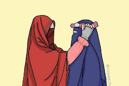 300 Gambar Kartun Muslimah Bercadar Cantik Keren Lucu Sedih