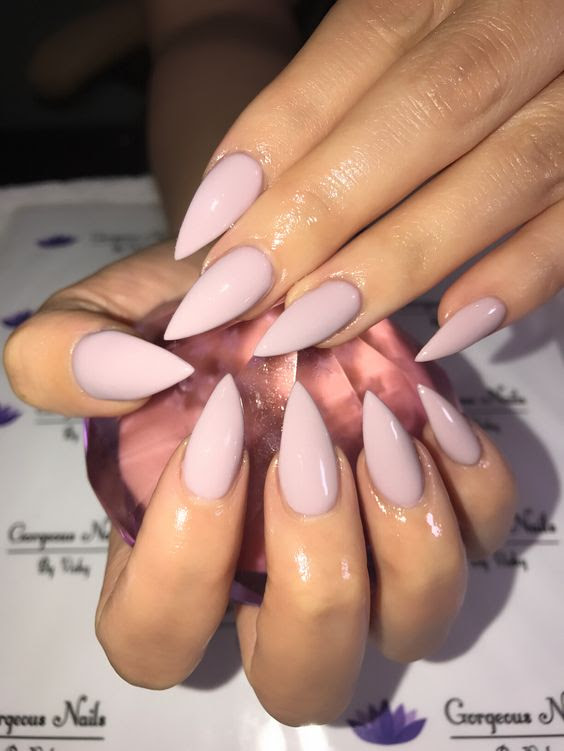 Stiletto Nails Short Pink Nails Art For You