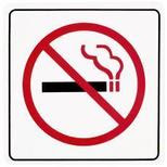 No smoking sign