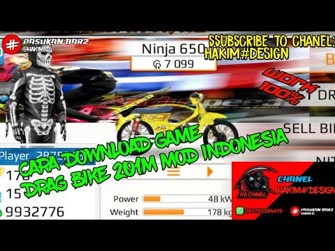 The name of the game is drag bike 201m indonesia, this game itself you can get in the app store on your phone. Download Game Drag Bike Enak