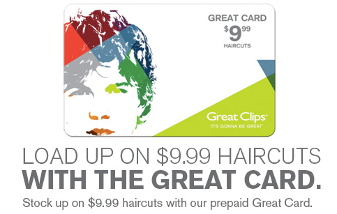 Maybe you would like to learn more about one of these? Great Clips 9 99 Prepaid Haircut Cards Southern Savers