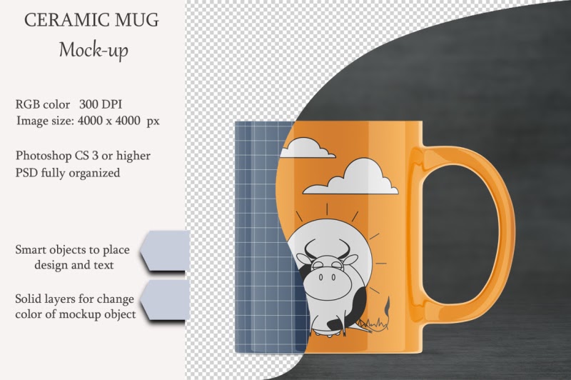 Download Download Ceramic mug mockup. Product place. PSD object mockup. PSD Mockup - Download Ceramic mug ...