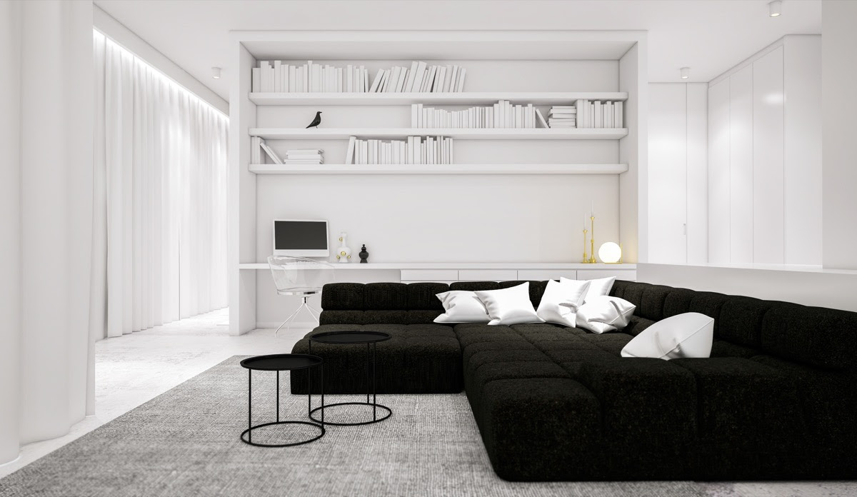 Such strategies can transform an. 30 Black White Living Rooms That Work Their Monochrome Magic