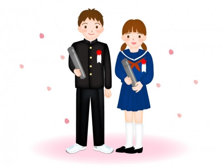 ベスト卒業 式 イラスト 中学校 スーパーイラストコレクション