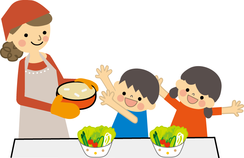 いらすとや 家族 食事 Hōmuaidea