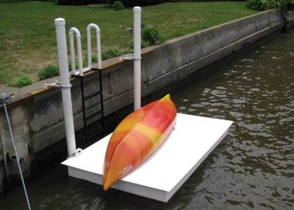 canoe yact: get diy kayak dock