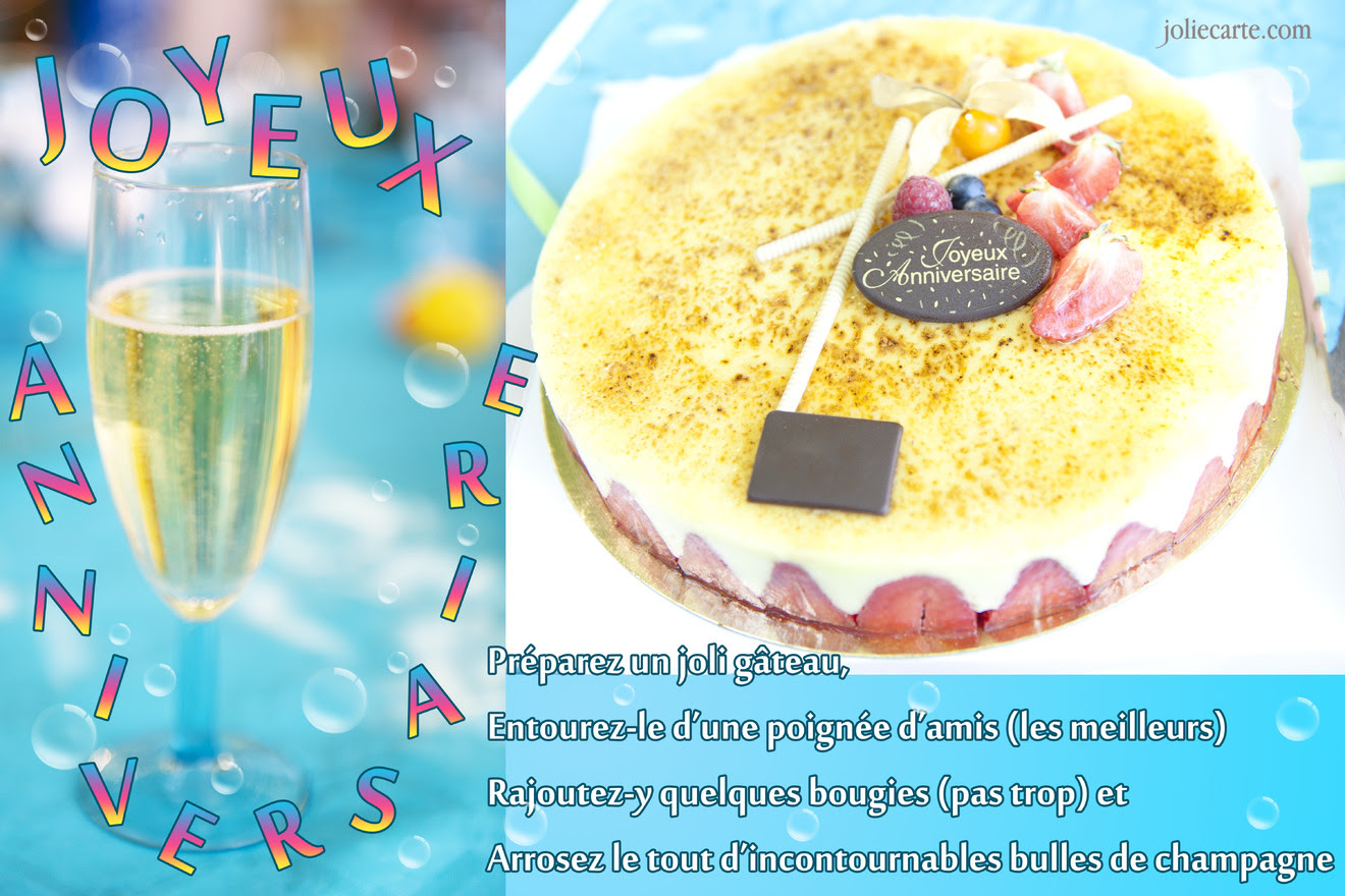 Carte Anniversaire Champagne Gratuite Chantay