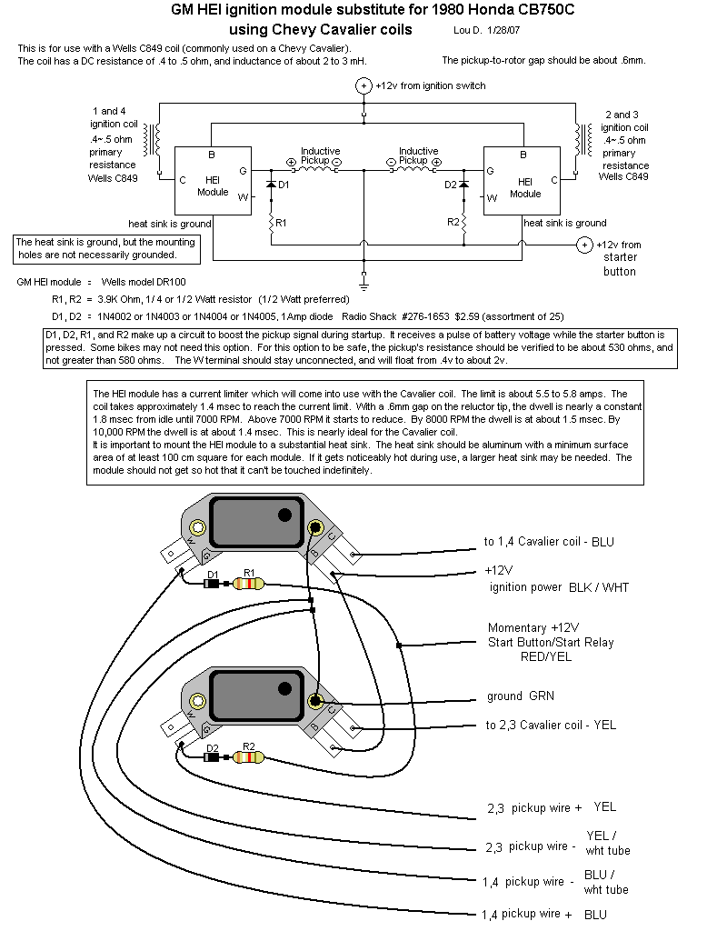 5 Wire Relay Wiring Diagram For Hei Ignition - Wiring ...