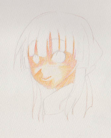 最高のイラスト画像 ベストイラスト 色鉛筆 塗り方 肌