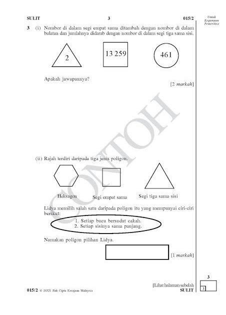 Contoh Soalan Klon Upsr - Viral News Top