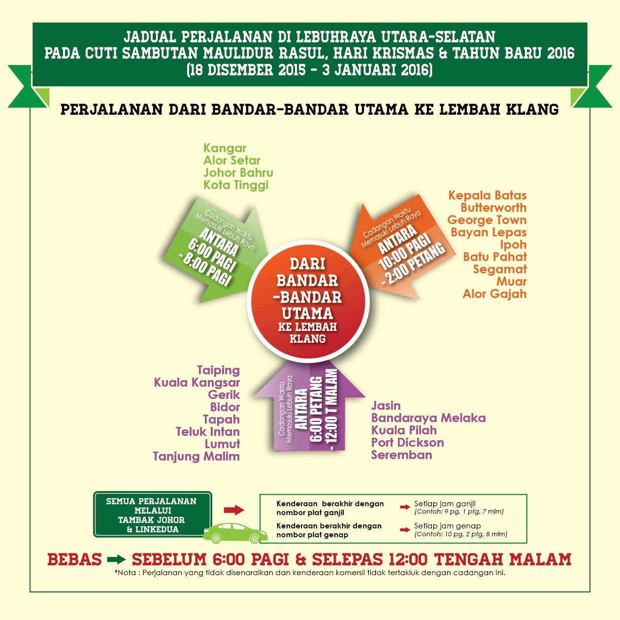 Ianya merupakan hari cuti hujung minggu buat rakyat malaysia. Cadangan Perjalanan Sempena Cuti Panjang Astro Awani
