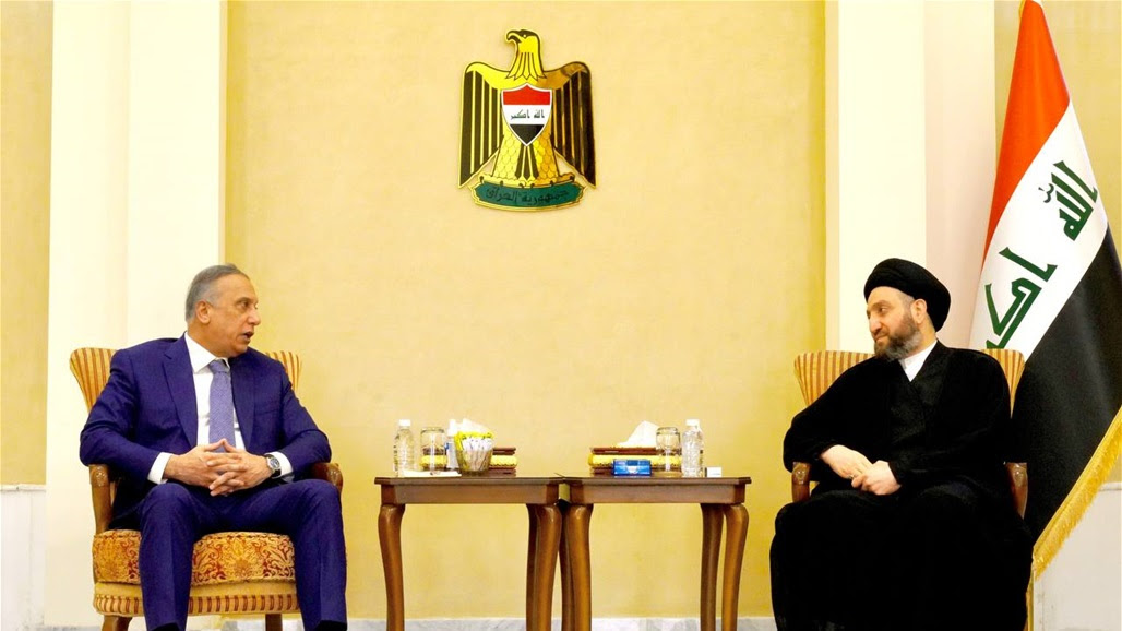 Al-Hakim during his meeting with Al-Kazemi: The necessity of reforming the political system and combating corruption