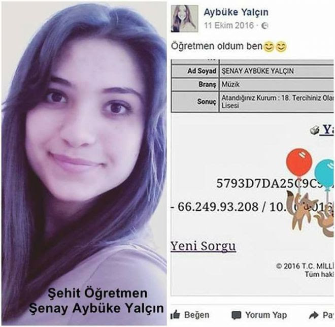 Mezun olduğu sene atamalar için tercihler yapıldığında batman. Muzik Ogretmeni Aybuke Yalcin Batman Da Pkk Saldirisi Sonucu Hayatini Kaybetti