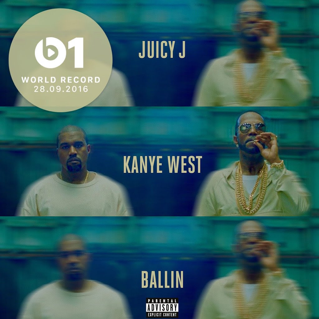 Juicy J - "Ballin" Feat. Kanye West