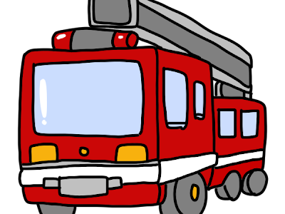 100以上 手書き かわいい 簡単 消防 車 イラスト Josspicturewy3bq