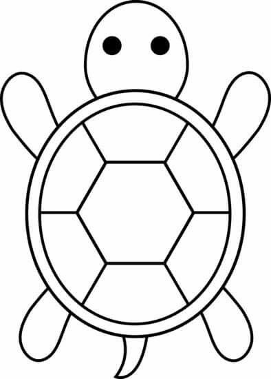printable pattern turtle outline