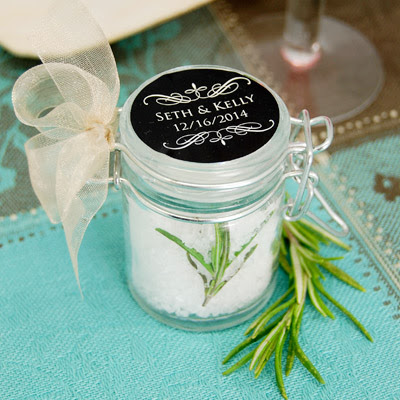 Many places offer favors geared towards baby showers. Rosemary Sea Salt Baby Shower Favor My Practical Baby Shower Guide
