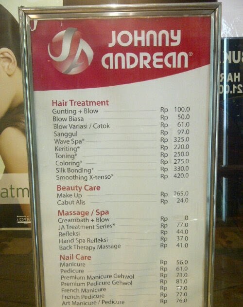 18 Top Terbaru Tarif Potong Rambut  Johnny  Andrean  2021