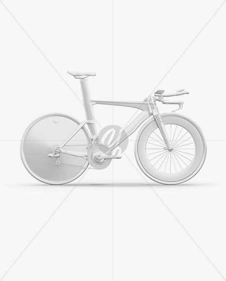 Download Download Carbon Triathlon Bicycle Mockup - Right Side View ...