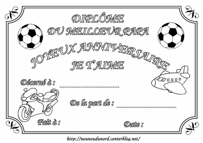Carte Bon Anniversaire Papa A Imprimer Emelina