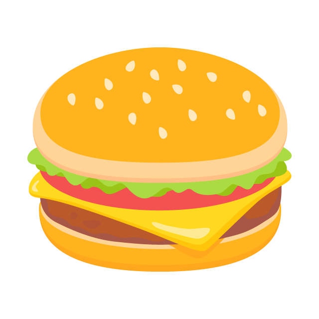 ハンバーガー の イラスト かわいい かっこいい無料イラスト素材集