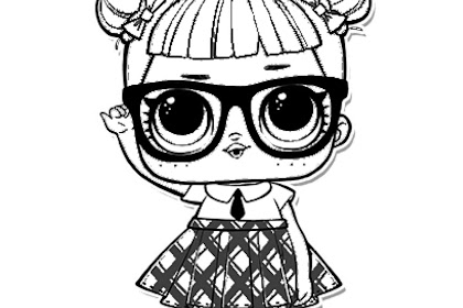 Lol Doll Coloring Pages Little Bon Bon Not Colored