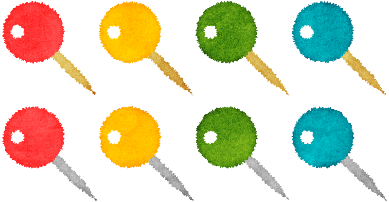 これまでで最高の押しピン イラスト 最高の花の画像