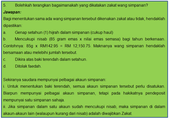 Soalan Zakat Pendapatan - Selangor l
