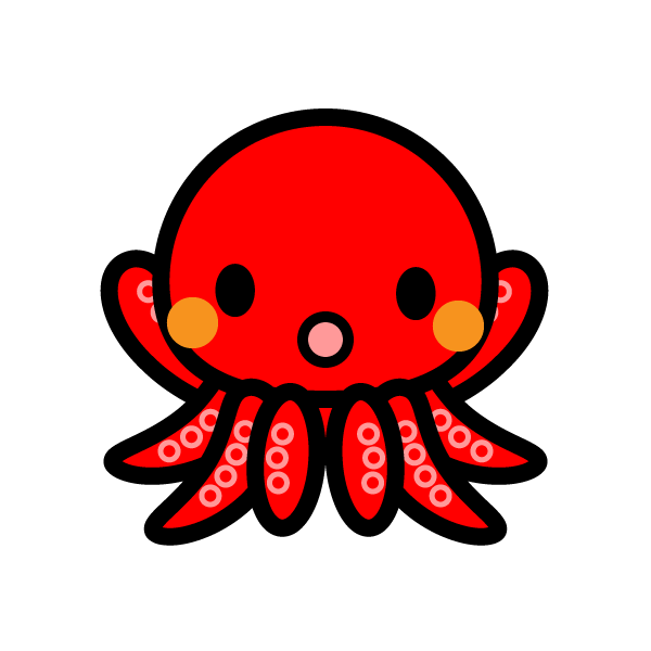 動物画像無料 新鮮なたこ イラスト 無料