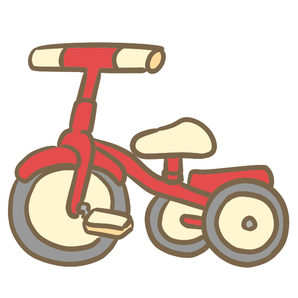 エレガント三輪車 イラスト 最高の動物画像