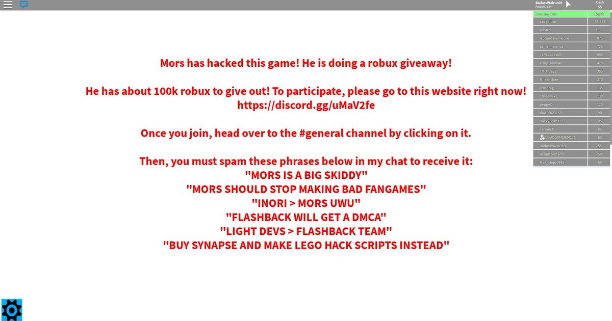 Hack Roblox Discord Get Robuxinfo - big robux giveaway