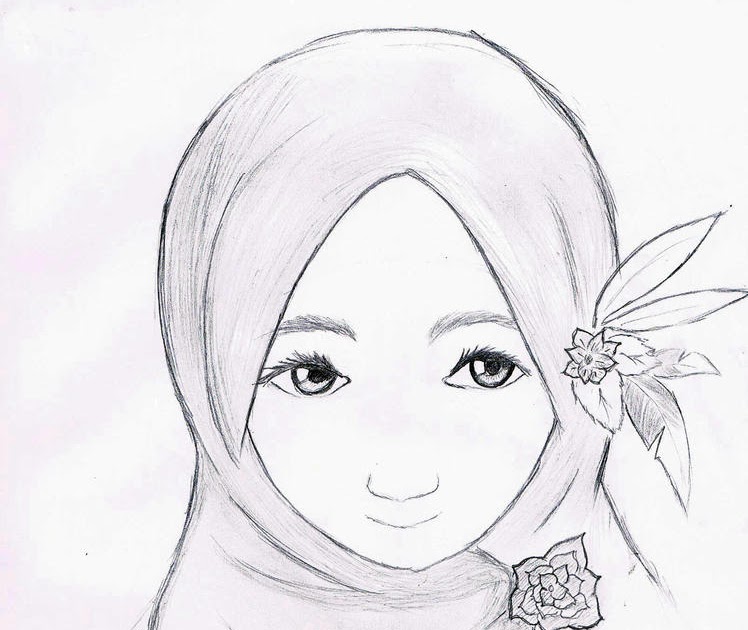 Anime Hijab Pensil Anime Hijab