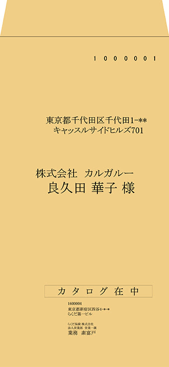 すべてのカタログ フレッシュ 長形3号 テンプレート 横書き